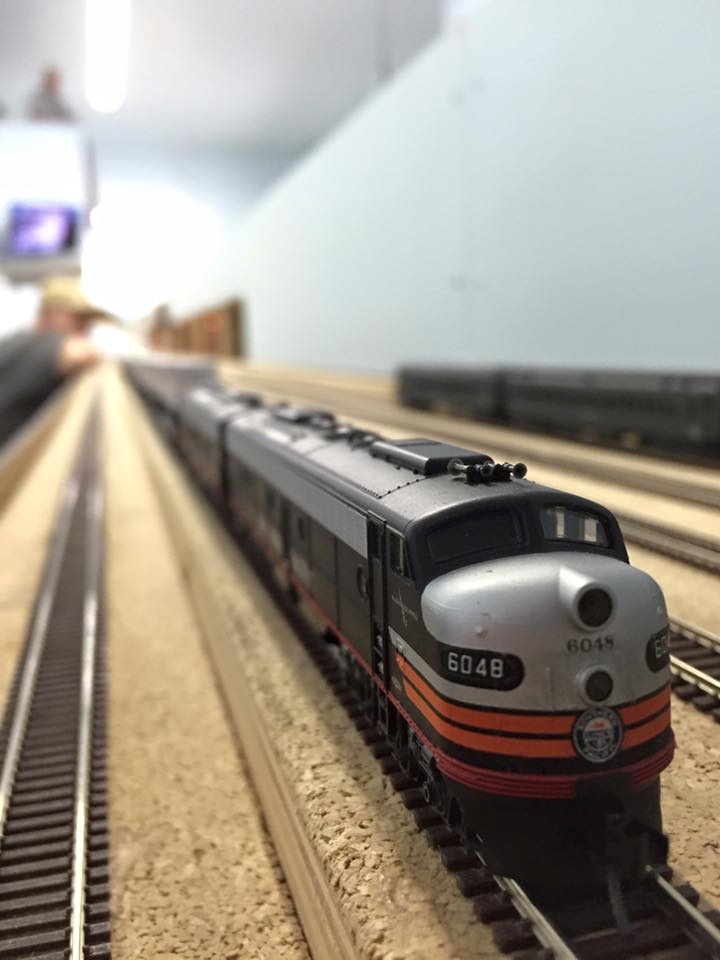 Welcome to the Los Angeles N-Scale Association, operators of East Valley Lines Model Railroad club located since 1979 in the Travel Town Museum at Griffith Los Angeles, California. View pitchers of the East Valley Lines N Scale Model Railroad club and see what they have done to their N scale layout. They operate one of the largest N-Scale layouts in the world. This is just a brief trip on the East Valley Lines' trackage. As you observe closely, there are lots of details to enjoy. This is truly a labor of love, involving countless hours, money and the talents of the many N-Scale modelers dedicated to the memory of great railroads. Brought to you to by www.krafttrains.com