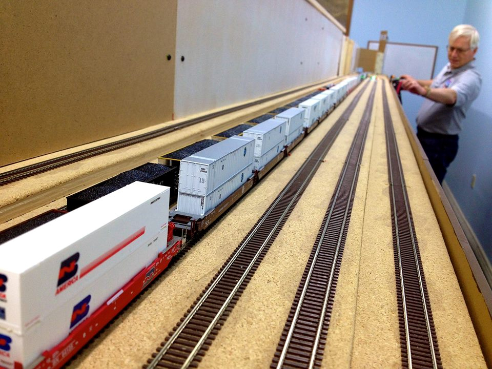Welcome to the Los Angeles N-Scale Association, operators of East Valley Lines Model Railroad club located since 1979 in the Travel Town Museum at Griffith Los Angeles, California. View pitchers of the East Valley Lines N Scale Model Railroad club and see what they have done to their N scale layout. They operate one of the largest N-Scale layouts in the world. This is just a brief trip on the East Valley Lines' trackage. As you observe closely, there are lots of details to enjoy. This is truly a labor of love, involving countless hours, money and the talents of the many N-Scale modelers dedicated to the memory of great railroads. Brought to you to by www.krafttrains.com