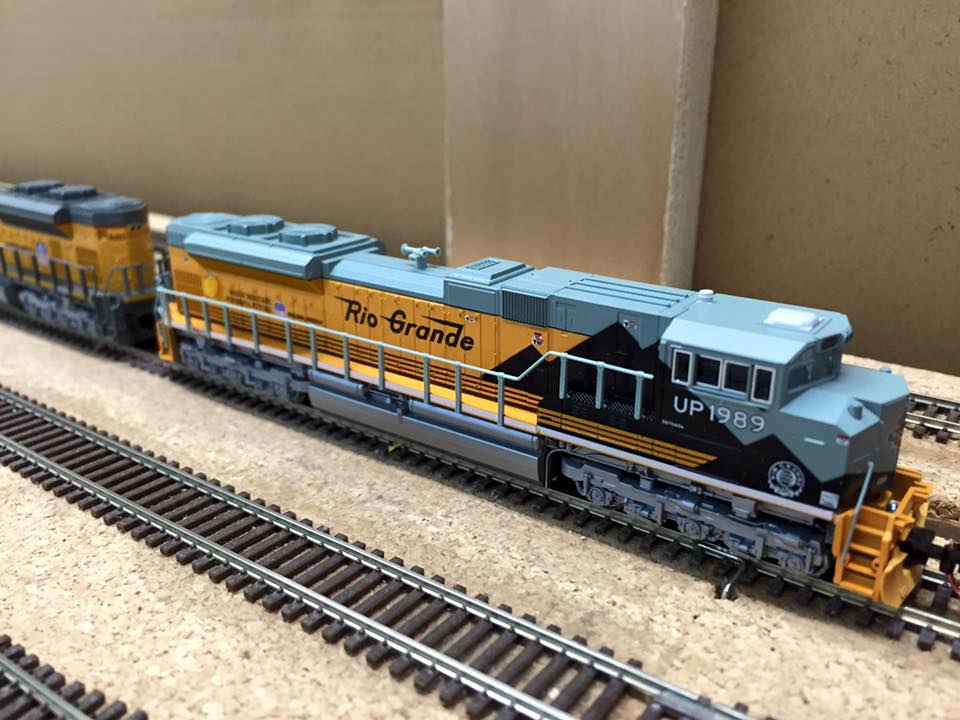 Welcome to the Los Angeles N-Scale Association, operators of East Valley Lines Model Railroad club located since 1979 in the Travel Town Museum at Griffith Los Angeles, California. View pitchers of the East Valley Lines N Scale Model Railroad club and see what they have done to their N scale layout. They operate one of the largest N-Scale layouts in the world. This is just a brief trip on the East Valley Lines' trackage. As you observe closely, there are lots of details to enjoy. This is truly a labor of love, involving countless hours, money and the talents of the many N-Scale modelers dedicated to the memory of great railroads. Brought to you to by www.krafttrains.com