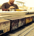 Welcome to the Los Angeles N-Scale Association, operators of East Valley Lines Model Railroad located since 1979 in the Travel Town Museum at Griffith Park. View pitchers of the East Valley Lines N Scale Model Railroad and see what they have done to their N scale layout. They operate one of the largest N-Scale layouts in the world. This is just a brief trip on the East Valley Lines' trackage. As you observe closely, there are lots of details to enjoy. This is truly a labor of love, involving countless hours, money and the talents of the many N-Scale modelers dedicated to the memory of great railroads. Brought to you to by www.krafttrains.com