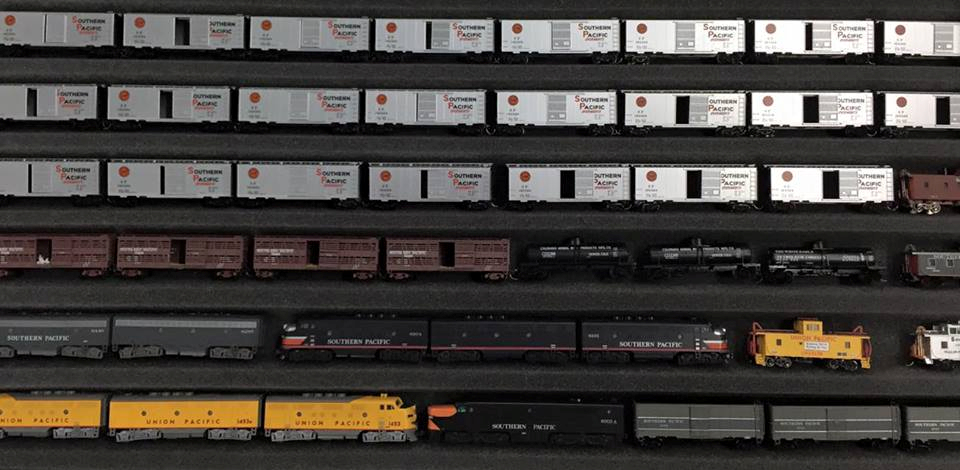 Welcome to the Los Angeles N-Scale Association, operators of East Valley Lines Model Railroad club located since 1979 in the Travel Town Museum at Griffith Los Angeles, California. View pitchers of the East Valley Lines N Scale Model Railroad club and see what they have done to their N scale layout. They operate one of the largest N-Scale layouts in the world. This is just a brief trip on the East Valley Lines' trackage. As you observe closely, there are lots of details to enjoy. This is truly a labor of love, involving countless hours, money and the talents of the many N-Scale modelers dedicated to the memory of great railroads. Brought to you to by www.krafttrains.com