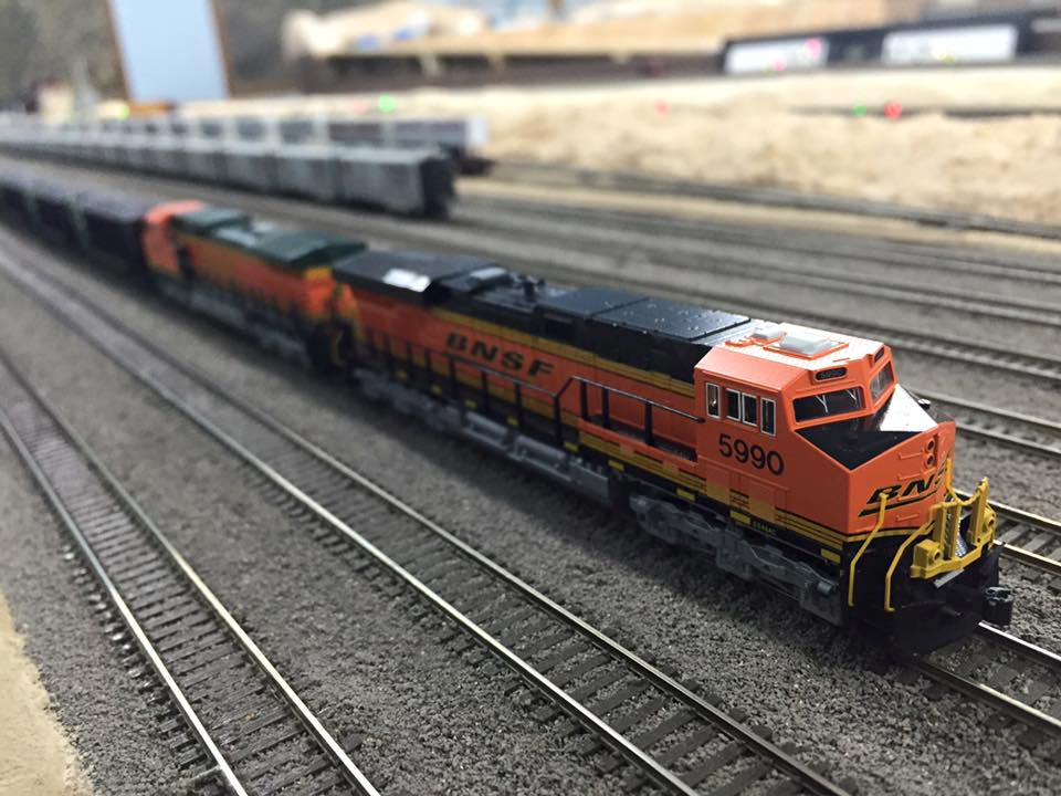 Welcome to the Los Angeles N-Scale Association, operators of East Valley Lines Model Railroad club located since 1979 in the Travel Town Museum at Griffith Los Angeles, California. View pitchers of the East Valley Lines N Scale Model Railroad club and see what they have done to their N scale layout. They operate one of the largest N-Scale layouts in the world. This is just a brief trip on the East Valley Lines' trackage. As you observe closely, there are lots of details to enjoy. This is truly a labor of love, involving countless hours, money and the talents of the many N-Scale modelers dedicated to the memory of great railroads. Brought to you to by www.krafttrains.com