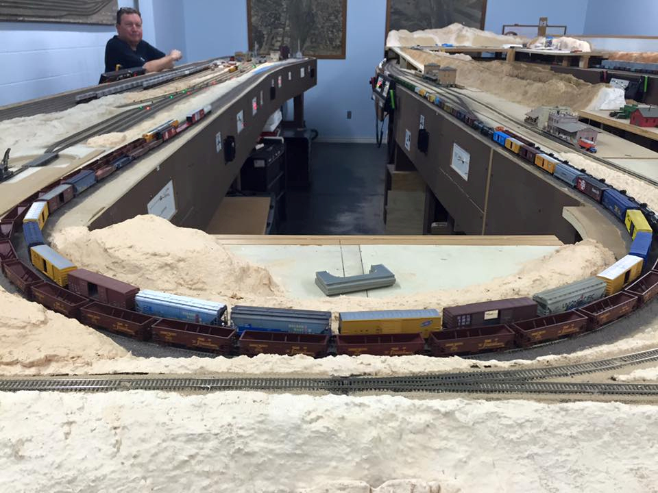 Welcome to the Los Angeles N-Scale Association, operators of East Valley Lines Model Railroad club located since 1979 in the Travel Town Museum at Griffith Los Angeles, California. View pitchers of the East Valley Lines N Scale Model Railroad club and see what they have done to their N scale layout. They operate one of the largest N-Scale layouts in the world. This is just a brief trip on the East Valley Lines' trackage. As you observe closely, there are lots of details to enjoy. This is truly a labor of love, involving countless hours, money and the talents of the many N-Scale modelers dedicated to the memory of great railroads. Brought to you to by www.krafttrains.com