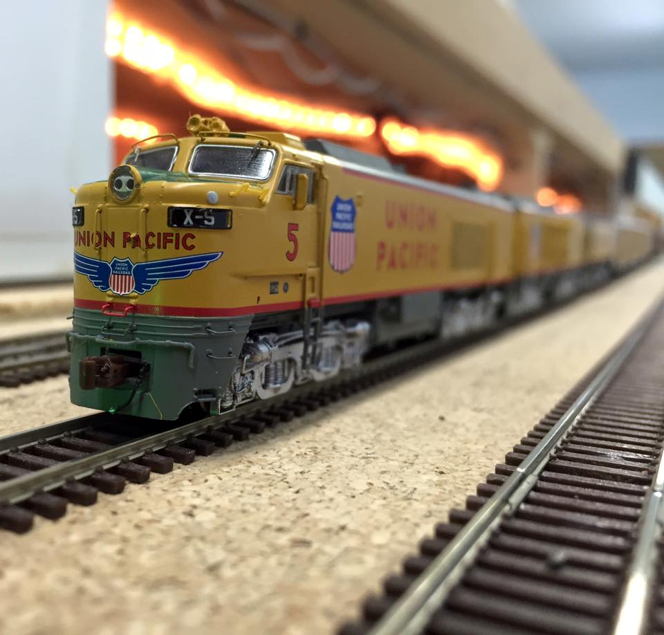 Welcome to the Los Angeles N-Scale Association, operators of East Valley Lines Model Railroad club located since 1979 in the Travel Town Museum at Griffith Los Angeles, California. View pitchers of the East Valley Lines N Scale Model Railroad club and see what they have done to their N scale layout. They operate one of the largest N-Scale layouts in the world. This is just a brief trip on the East Valley Lines' trackage. As you observe closely, there are lots of details to enjoy. This is truly a labor of love, involving countless hours, money and the talents of the many N-Scale modelers dedicated to the memory of great railroads. Brought to you to by www.krafttrains.com