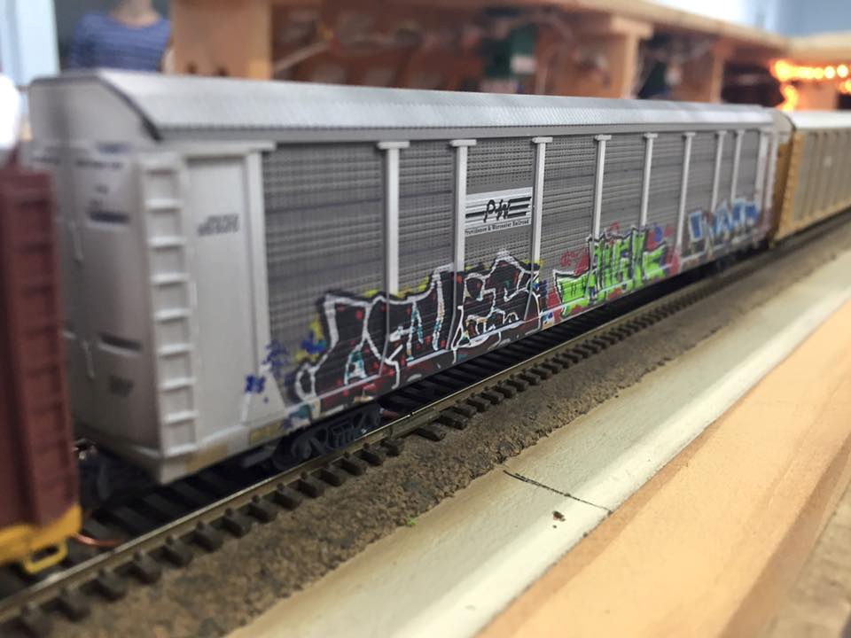 Welcome to the Los Angeles N-Scale Association, operators of East Valley Lines Model Railroad club located since 1979 in the Travel Town Museum at Griffith Los Angeles, California. View pitchers of the East Valley Lines N Scale Model Railroad club and see what they have done to their N scale layout. They operate one of the largest N-Scale layouts in the world. This is just a brief trip on the East Valley Lines' trackage. As you observe closely, there are lots of details to enjoy. This is truly a labor of love, involving countless hours, money and the talents of the many N-Scale modelers dedicated to the memory of great railroads. Brought to you to by www.krafttrains.com