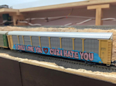 Welcome to the Los Angeles N-Scale Association, operators of East Valley Lines Model Railroad located since 1979 in the Travel Town Museum at Griffith Park. View pitchers of the East Valley Lines N Scale Model Railroad and see what they have done to their N scale layout. They operate one of the largest N-Scale layouts in the world. This is just a brief trip on the East Valley Lines' trackage. As you observe closely, there are lots of details to enjoy. This is truly a labor of love, involving countless hours, money and the talents of the many N-Scale modelers dedicated to the memory of great railroads. Brought to you to by www.krafttrains.com