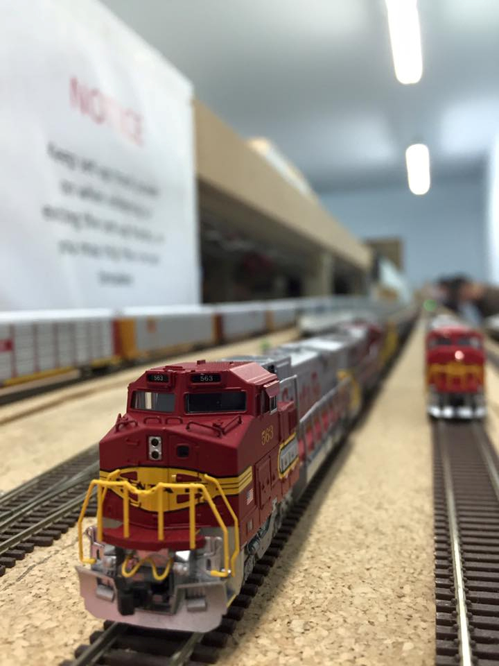 Welcome to the Los Angeles N-Scale Association, operators of East Valley Lines Model Railroad club located since 1979 in the Travel Town Museum at Griffith Los Angeles, California. View pitchers of the East Valley Lines N Scale Model Railroad club and see what they have done to their N scale layout. They operate one of the largest N-Scale layouts in the world. This is just a brief trip on the East Valley Lines' trackage. As you observe closely, there are lots of details to enjoy. This is truly a labor of love, involving countless hours, money and the talents of the many N-Scale modelers dedicated to the memory of great railroads. Brought to you to by www.krafttrains.com