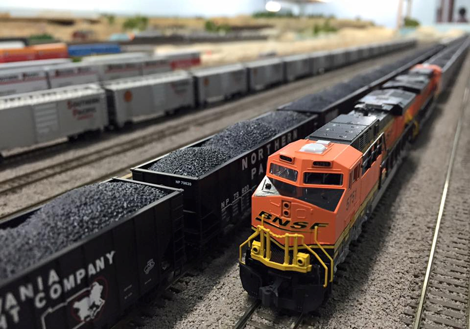 Welcome to the Los Angeles N-Scale Association, operators of East Valley Lines Model Railroad club located since 1979 in the Travel Town Museum at Griffith Los Angeles, California. View pitchers of the East Valley Lines N Scale Model Railroad club and see what they have done to their N scale layout. They operate one of the largest N-Scale layouts in the world. This is just a brief trip on the East Valley Lines' trackage. As you observe closely, there are lots of details to enjoy. This is truly a labor of love, involving countless hours, money and the talents of the many N-Scale modelers dedicated to the memory of great railroads. Brought to you to by www.krafttrains.com