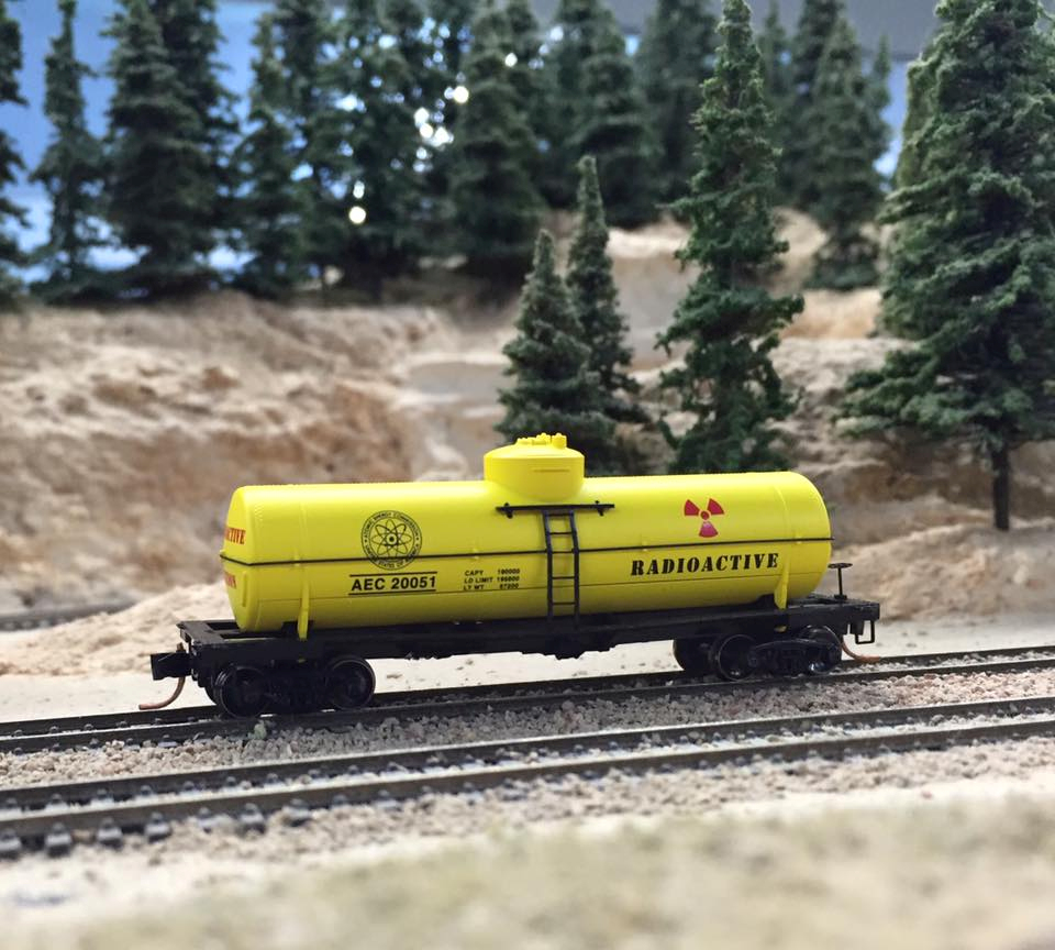 Welcome to the Los Angeles N-Scale Association, operators of East Valley Lines Model Railroad club located since 1979 in the Travel Town Museum at Griffith Los Angeles, California. View pitchers of the East Valley Lines N Scale Model Railroad club and see what they have done to their N scale layout. They operate one of the largest N-Scale layouts in the world. This is just a brief trip on the East Valley Lines' trackage. As you observe closely, there are lots of details to enjoy. This is truly a labor of love, involving countless hours, money and the talents of the many N-Scale modelers dedicated to the memory of great railroads. Brought to you to by www.krafttrains.com