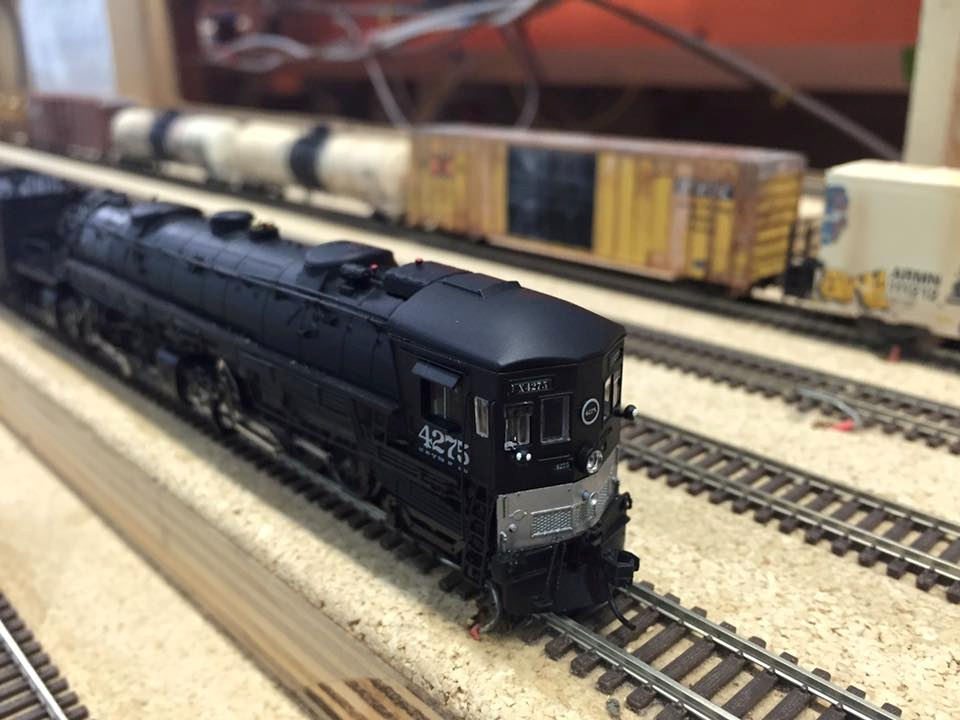 Welcome to the Los Angeles N-Scale Association, operators of East Valley Lines Model Railroad club located since 1979 in the Travel Town Museum at Griffith Los Angeles, California. View pitchers of the East Valley Lines N Scale Model Railroad club and see what they have done to their N scale layout. They operate one of the largest N-Scale layouts in the world. This is just a brief trip on the East Valley Lines' trackage. As you observe closely, there are lots of details to enjoy. This is truly a labor of love, involving countless hours, money and the talents of the many N-Scale modelers dedicated to the memory of great railroads. Brought to you to by www.krafttrains.com