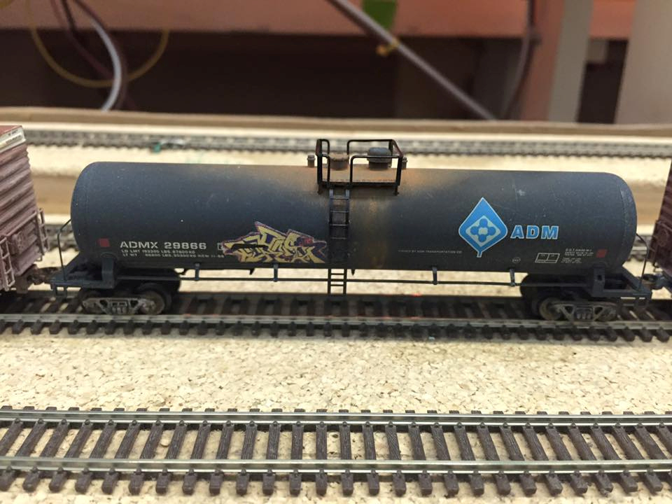 Welcome to the Los Angeles N-Scale Association, operators of East Valley Lines Model Railroad club located since 1979 in the Travel Town Museum at Griffith Los Angeles, California. View pitchers of the East Valley Lines N Scale Model Railroad club and see what they have done to their N scale layout. They operate one of the largest N-Scale layouts in the world. This is just a brief trip on the East Valley Lines' trackage. As you observe closely, there are lots of details to enjoy. This is truly a labor of love, involving countless hours, money and the talents of the many N-Scale modelers dedicated to the memory of great railroads. Brought to you to by www.krafttrains.com