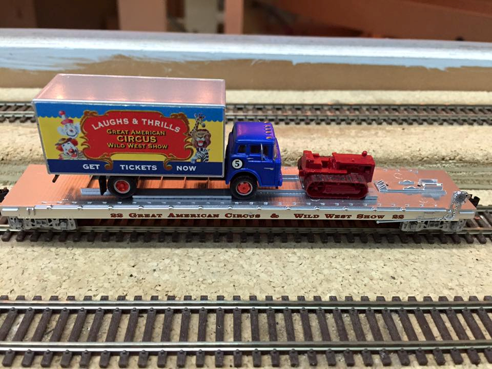 Welcome to the Los Angeles N-Scale Association, operators of East Valley Lines Model Railroad club located since 1979 in the Travel Town Museum at Griffith Los Angeles, California. View pitchers of the East Valley Lines N Scale Model Railroad club and see what they have done to their N scale layout. They operate one of the largest N-Scale layouts in the world. This is just a brief trip on the East Valley Lines' trackage. As you observe closely, there are lots of details to enjoy. This is truly a labor of love, involving countless hours, money and the talents of the many N-Scale modelers dedicated to the memory of great railroads. Brought to you to by www.krafttrains.com