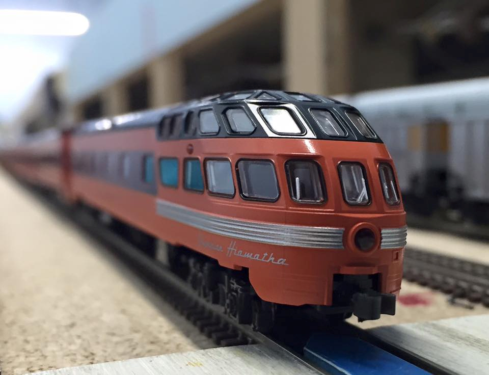 Welcome to the Los Angeles N-Scale Association, operators of East Valley Lines Model Railroad club located since 1979 in the Travel Town Museum at Griffith Los Angeles, California. View pitchers of the East Valley Lines N Scale Model Railroad club and see what they have done to their N scale layout. They operate one of the largest N-Scale layouts in the world. This is just a brief trip on the East Valley Lines' trackage. As you observe closely, there are lots of details to enjoy. This is truly a labor of love, involving countless hours, money and the talents of the many N-Scale modelers dedicated to the memory of great railroads. Brought to you to by www.krafttrains.com