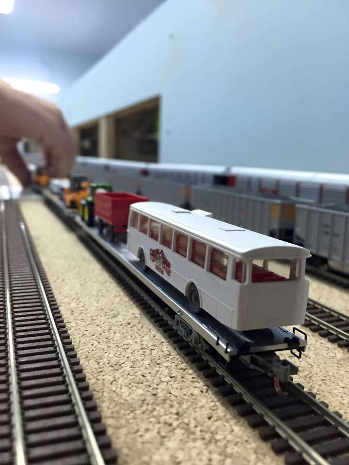 Welcome to the Los Angeles N-Scale Association, operators of East Valley Lines Model Railroad club located since 1979 in the Travel Town Museum at Griffith Los Angeles, California. View pitchers of the East Valley Lines N Scale Model Railroad club and see what they have done to their N scale layout. They operate one of the largest N-Scale layouts in the world. This is just a brief trip on the East Valley Lines' trackage. As you observe closely, there are lots of details to enjoy. This is truly a labor of love, involving countless hours, money and the talents of the many N-Scale modelers dedicated to the memory of great railroads. Brought to you to by www.krafttrains.com