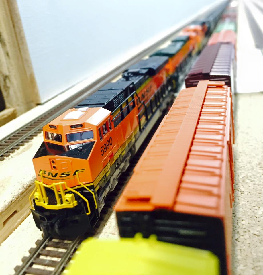 Welcome to the Los Angeles N-Scale Association, operators of East Valley Lines Model Railroad club located since 1979 in the Travel Town Museum at Griffith Los Angeles, California. View pitchers of the East Valley Lines N Scale Model Railroad club and see what they have done to their N scale layout. They operate one of the largest N-Scale layouts in the world. This is just a brief trip on the East Valley Lines' trackage. As you observe closely, there are lots of details to enjoy. This is truly a labor of love, involving countless hours, money and the talents of the many N-Scale modelers dedicated to the memory of great railroads. Brought to you to by www.krafttrains.com