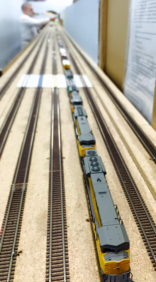 Welcome to the Los Angeles N-Scale Association, operators of East Valley Lines Model Railroad club located since 1979 in the Travel Town Museum at Griffith Los Angeles, California. View pitchers of the East Valley Lines N Scale Model Railroad club and see what they have done to their N scale layout. They operate one of the largest N-Scale layouts in the world. This is just a brief trip on the East Valley Lines' trackage. As you observe closely, there are lots of details to enjoy. This is truly a labor of love, involving countless hours, money and the talents of the many N-Scale modelers dedicated to the memory of great railroads. Brought to you to by www.krafttrains.com