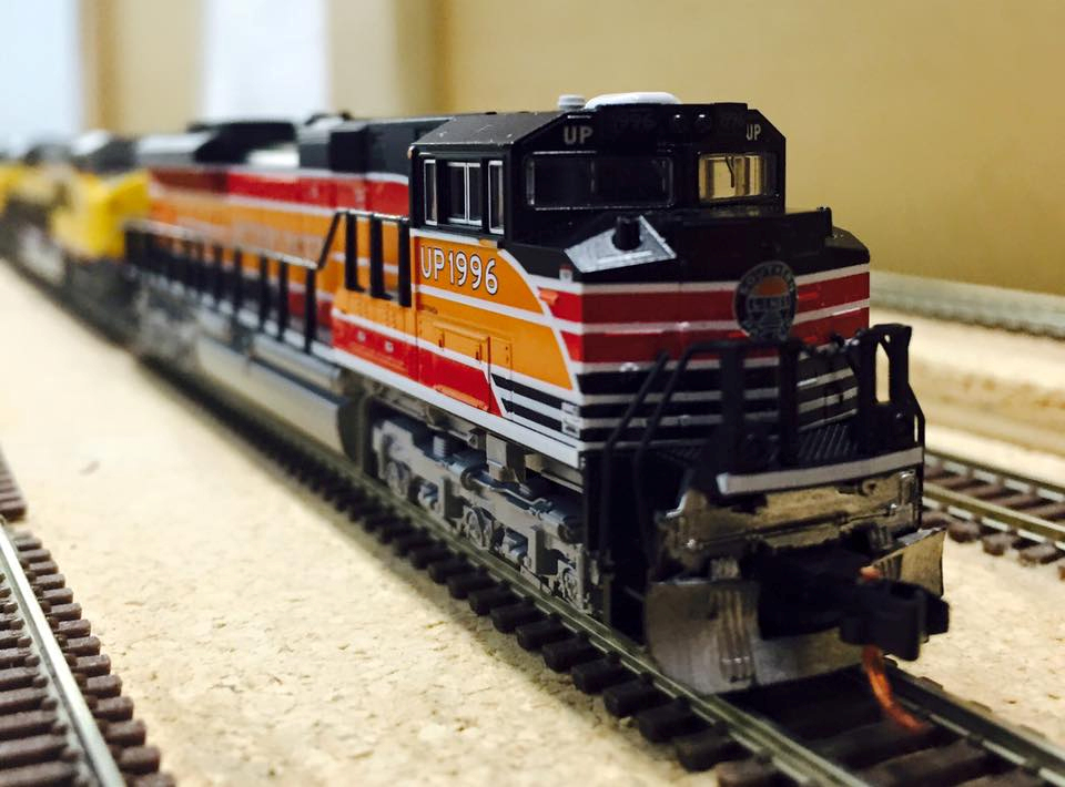 Welcome to the Los Angeles N-Scale Association, operators of East Valley Lines Model Railroad club located since 1979 in the Travel Town Museum at Griffith Los Angeles, California. View pitchers of the East Valley Lines N Scale Model Railroad club and see what they have done to their N scale layout. They operate one of the largest N-Scale layouts in the world. This is just a brief trip on the East Valley Lines' trackage. As you observe closely, there are lots of details to enjoy. This is truly a labor of love, involving countless hours, money and the talents of the many N-Scale modelers dedicated to the memory of great railroads. Brought to you to by www.krafttrains.com