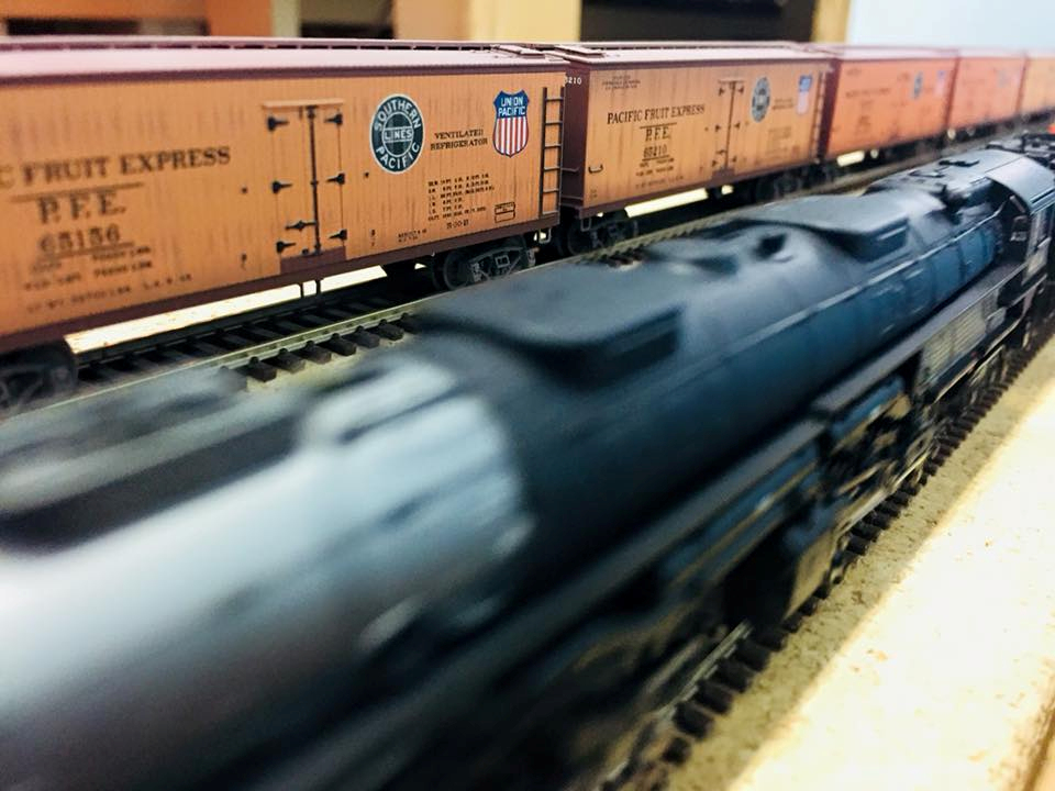 Welcome to the Los Angeles N-Scale Association, operators of East Valley Lines Model Railroad club located since 1979 in the Travel Town Museum at Griffith Los Angeles, California. View pitchers of the East Valley Lines N Scale Model Railroad club and see what they have done to their N scale layout. They operate one of the largest N-Scale layouts in the world. This is just a brief trip on the East Valley Lines' trackage. As you observe closely, there are lots of details to enjoy. This is truly a labor of love, involving countless hours, money and the talents of the many N-Scale modelers dedicated to the memory of great railroads. Brought to you to by www.krafttrains.com