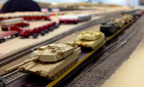 Welcome to the Los Angeles N-Scale Association, operators of East Valley Lines Model Railroad located since 1979 in the Travel Town Museum at Griffith Park. View pitchers of the East Valley Lines N Scale Model Railroad and see what they have done to their N scale layout. They operate one of the largest N-Scale layouts in the world. This is just a brief trip on the East Valley Lines' trackage. As you observe closely, there are lots of details to enjoy. This is truly a labor of love, involving countless hours, money and the talents of the many N-Scale modelers dedicated to the memory of great railroads. Brought to you to by www.krafttrains.com