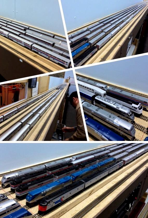 Welcome to the Los Angeles N-Scale Association, operators of East Valley Lines Model Railroad club located since 1979 in the Travel Town Museum at Griffith Los Angeles, California. View pitchers of the East Valley Lines N Scale Model Railroad club and see what they have done to their N scale layout. They operate one of the largest N-Scale layouts in the world. This is just a brief trip on the East Valley Lines' trackage. As you observe closely, there are lots of details to enjoy. This is truly a labor of love, involving countless hours, money and the talents of the many N-Scale modelers dedicated to the memory of great railroads. Brought to you to by www.krafttrains.com