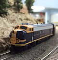 Welcome to the Los Angeles N-Scale Association, operators of East Valley Lines Model Railroad located since 1979 in the Travel Town Museum at Griffith Park. View pitchers of the East Valley Lines N Scale Model Railroad and see what they have done to their N scale layout. They operate one of the largest N-Scale layouts in the world. This is just a brief trip on the East Valley Lines' trackage. As you observe closely, there are lots of details to enjoy. This is truly a labor of love, involving countless hours, money and the talents of the many N-Scale modelers dedicated to the memory of great railroads. Brought to you to by www.krafttrains.com