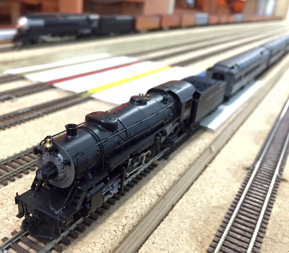 Welcome to the Los Angeles N-Scale Association, operators of East Valley Lines Model Railroad club located since 1979 in the Travel Town Museum at Griffith Los Angeles, California. View pitchers of the East Valley Lines N Scale Model Railroad club and see what they have done to their N scale layout. They operate one of the largest N-Scale layouts in the world. This is just a brief trip on the East Valley Lines' trackage. As you observe closely, there are lots of details to enjoy. This is truly a labor of love, involving countless hours, money and the talents of the many N-Scale modelers dedicated to the memory of great railroads. Brought to you to by www.krafttrains.com