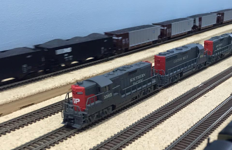 Welcome to the Los Angeles N-Scale Association, operators of East Valley Lines Model Railroad club located since 1979 in the Travel Town Museum at Griffith Los Angeles, California. View pitchers of the East Valley Lines N Scale Model Railroad club and see what they have done to their N scale layout. They operate one of the largest N-Scale layouts in the world. This is just a brief trip on the East Valley Lines' trackage. As you observe closely, there are lots of details to enjoy. This is truly a labor of love, involving countless hours, money and the talents of the many N-Scale modelers dedicated to the memory of great railroads. Brought to you to by www.krafttrains.com